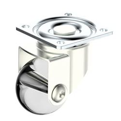 RODÍZIO GIRATÓRIO CRISTAL SILICONE 35MM SEM FREIO ... - Rabelo Materiais Para Construção