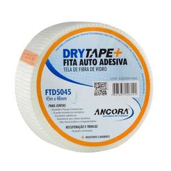 FITA VEDA TRINCA FIBRA VIDRO DRYWALL/GESSO 48MMX04... - Rabelo Materiais Para Construção