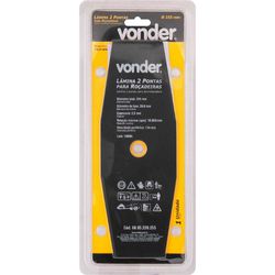 LÂMINA 2 PONTAS ROÇADEIRA 255MMX20MM VONDER - Rabelo Materiais Para Construção