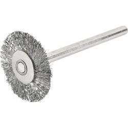ESCOVA CIRCULAR C/HASTE P/MICRORRETÍFICA EM INOX 2... - Rabelo Materiais Para Construção