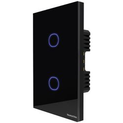 INTERRUPTOR 2 TECLAS SMART ONNE PRETO 10A BIVOLT 5... - Rabelo Materiais Para Construção