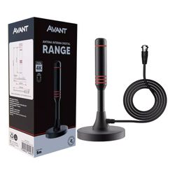 ANTENA DIGITAL RANGE HDTV BASE IMÃ CABO 2,5 METROS... - Rabelo Materiais Para Construção