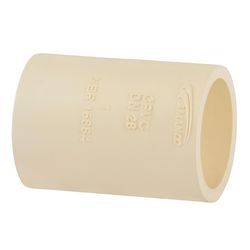 CPVC LUVA SIMPLES FF DN28 AMANCO - Rabelo Materiais Para Construção