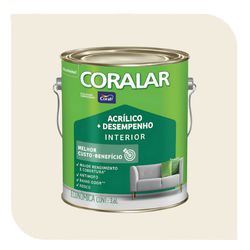 TINTA CORALAR ACRÍLICA MAIS DESEMPENHO BRANCO NEVE... - Rabelo Materiais Para Construção