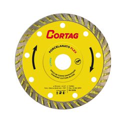 DISCO DIAMANTADO TURBO PORCELANATO FLEX 22X115MM 6... - Rabelo Materiais Para Construção