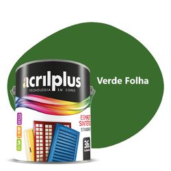 ESMALTE SINTÉTICO VERDE FOLHA 3,6 LTS ACRILPLUS - Rabelo Materiais Para Construção