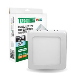 PAINEL LED QUADRADO SOBREPOR LUX 12W 4000K BIVOLT ... - Rabelo Materiais Para Construção