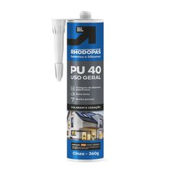 ADESIVO SELANTE PU 40 CINZA 360GR 03635 RHODOPÁS - Rabelo Materiais Para Construção