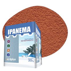 TEXTURA IPANEMA TERRA COTA CAIXA 20KG 143032 ACRIL... - Rabelo Materiais Para Construção