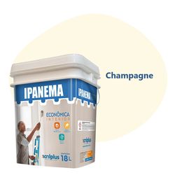 TINTA ECONÔMICA IPANEMA CHAMPAGNE 18 LTS ACRILPLUS - Rabelo Materiais Para Construção
