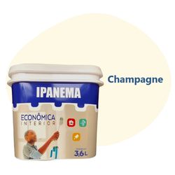 TINTA ECONÔMICA IPANEMA CHAMPAGNE 3,6 LTS 036023 A... - Rabelo Materiais Para Construção