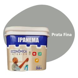 TINTA ECONÔMICA IPANEMA PRATA FINA 3,6 LTS ACRILPL... - Rabelo Materiais Para Construção