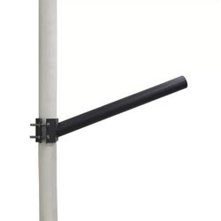 BRAÇO/SUPORTE PARA LUMINÁRIA DE POSTE 50X450MM PRE... - Rabelo Materiais Para Construção