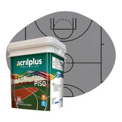 TINTA PISO FLEX CINZA CLARO 18 LTS ACRILPLUS - Rabelo Materiais Para Construção