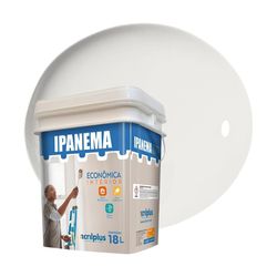 TINTA ECONÔMICA IPANEMA BRANCO NEVE 18 LTS ACRILPL... - Rabelo Materiais Para Construção
