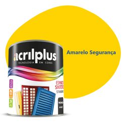 ESMALTE SINTÉTICO AMARELO SEGURANÇA 900ML ACRILPLU... - Rabelo Materiais Para Construção