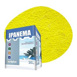 TEXTURA IPANEMA AMARELO ÔMEGA CAIXA 20 KG 143007 A... - Rabelo Materiais Para Construção