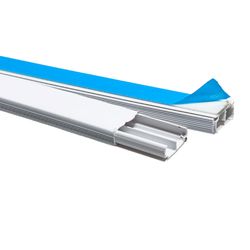 CANALETA PVC ADESIVA 20X10 2 METROS COM DIVISÓRIA ... - Rabelo Materiais Para Construção