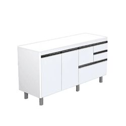 ARMÁRIO COLISEU MADEIRADO 144,2CM TEXTURA BRANCO 5... - Rabelo Materiais Para Construção