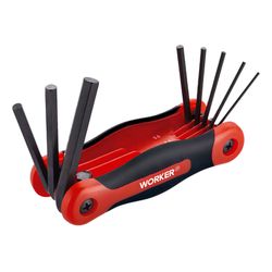 JOGO CHAVE HEXAGONAL 1,5MM A 8MM TIPO CANIVETE 8 P... - Rabelo Materiais Para Construção