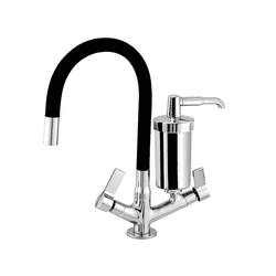TORNEIRA COM FILTRO PURIFICADOR FLEX PRETA C-65 02... - Rabelo Materiais Para Construção