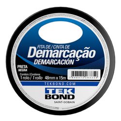 FITA DE DEMARCACAO PRETA 48MMX15M 21231048200 SAIN... - Rabelo Materiais Para Construção