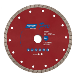 DISCO DIAMANTADO TURBO PRO 180X22,23MM 70184645784... - Rabelo Materiais Para Construção