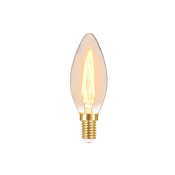 LÂMPADA LED ÂMBAR FILAMENTO VINTAGE VELA B35 E-14 ... - Rabelo Materiais Para Construção
