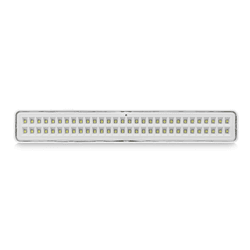 LUMINÁRIA EMERGÊNCIA LED 4W 60 LEDS BIVOLT 6500K B... - Rabelo Materiais Para Construção