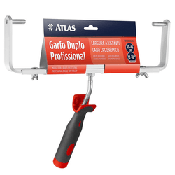 SUPORTE PARA ROLO TIPO GARFO DUPLO PROFISSIONAL AT... - Rabelo Materiais Para Construção