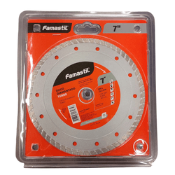 DISCO DIAMANTADO TURBO SECO 180X22,2MM 80.13 FOXLU - Rabelo Materiais Para Construção