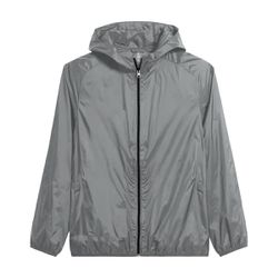 Jaqueta Corta Vento Impermeável Masculina Cinza - ... - Atacado da Moda