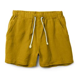 Bermuda Linho Premiun Masculina Amarelo - SHLI-AMA... - Atacado da Moda