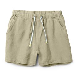 Bermuda Linho Premiun Masculina Cru (palha) - SHLI... - Atacado da Moda