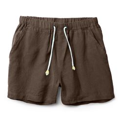 Bermuda Linho Premiun Masculina Marrom - SHLI-MARR... - Atacado da Moda