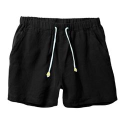 Bermuda Linho Premiun Masculina Preta - SHLI-PRETO... - Atacado da Moda