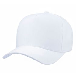 Boné Branco Snapback 5 Paineis - BNSNAPBRCLISO - Atacado da Moda