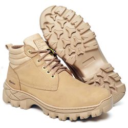 Bota De Couro Work Areia C.a 48.011 - BOTA-AREIA0-... - Atacado da Moda