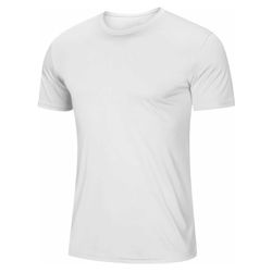 Camiseta Dry Fit Masculina Branca - CMDF-BRANCO-P0... - Atacado da Moda
