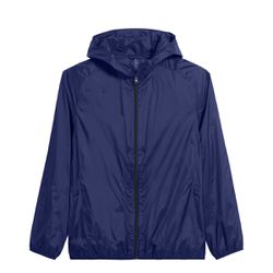 Jaqueta Corta Vento Impermeável Masculina Azul Mar... - Atacado da Moda