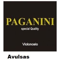 Cordas Avulsas Para Violoncelo Paganini - PE 960 - RAINHA MUSICAL