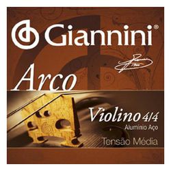 Encordoamento Para Violino Giannini - Giannini - RAINHA MUSICAL