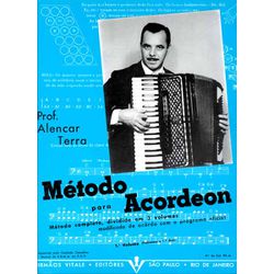 Método Para Acordeon Alencar Terra - 091-M - RAINHA MUSICAL