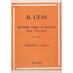 Método Para Piano B. Cesi - Exercícios E Escalas -... - RAINHA MUSICAL