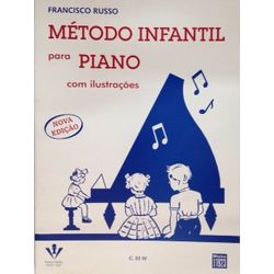 Método Para Piano Francisco Russo - 033-CW - RAINHA MUSICAL