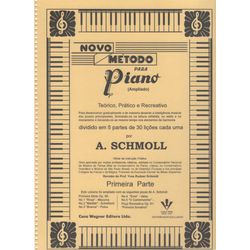 Método Para Piano Schmoll (volumes) - 051-CW - RAINHA MUSICAL