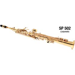 Sax Soprano Laqueado Eagle - SP 502 - RAINHA MUSICAL