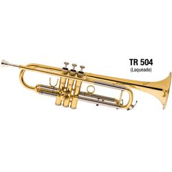 Trompete Sib Laqueado Eagle - TR 504 - RAINHA MUSICAL