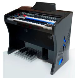 Órgão Eletrônico Harmonia HS-200 Super Marrom - Ha... - RAINHA MUSICAL