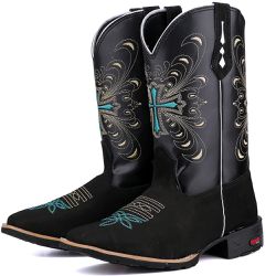 Bota Texana Feminina Cruz Verde - 1048 - Ramon Botas 